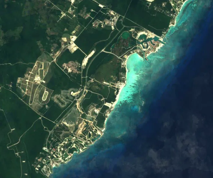 Map of Cap Cana with the places to stay
